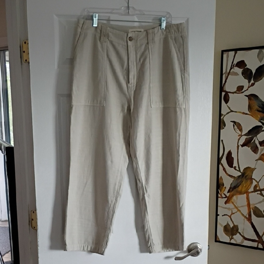 Lucky Brand Women's High Rise Cropped Pants, Size 12